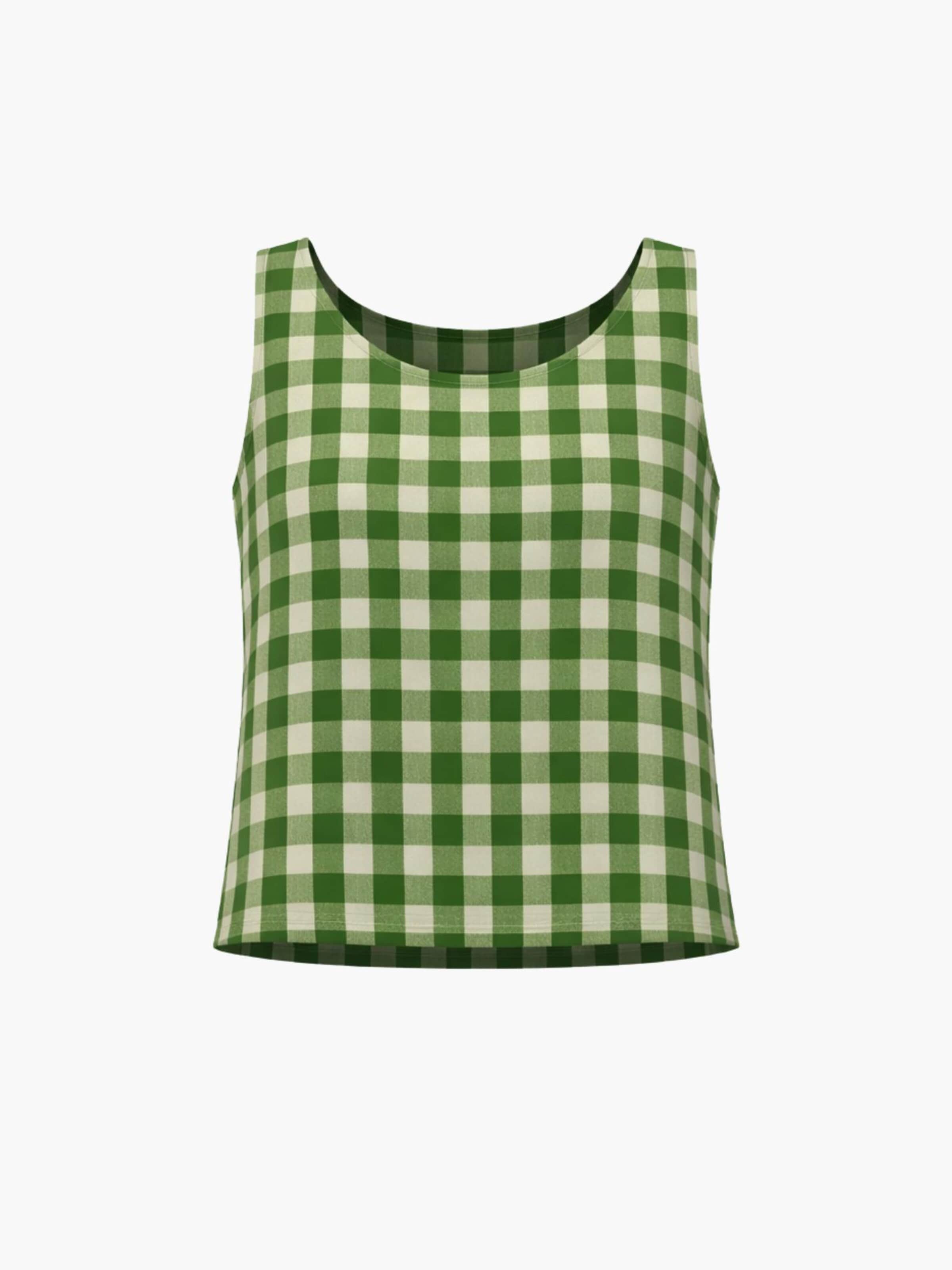 AmourLinen Top 'Lucia' in Green: front