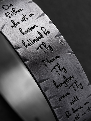 Braccialetto 'THE LORD'S PRAYER' di REYTEL in argento