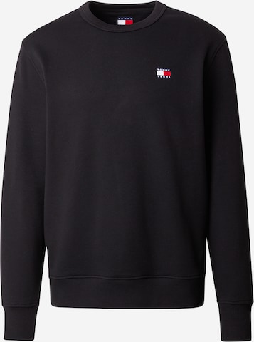 Tommy Jeans - Sudadera en negro: frente