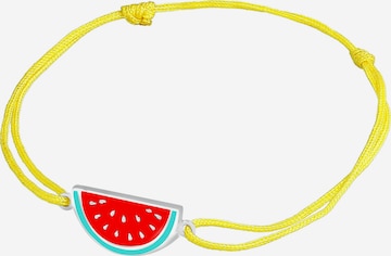 ELLI Armband Melone, Textil-Armband in Gelb