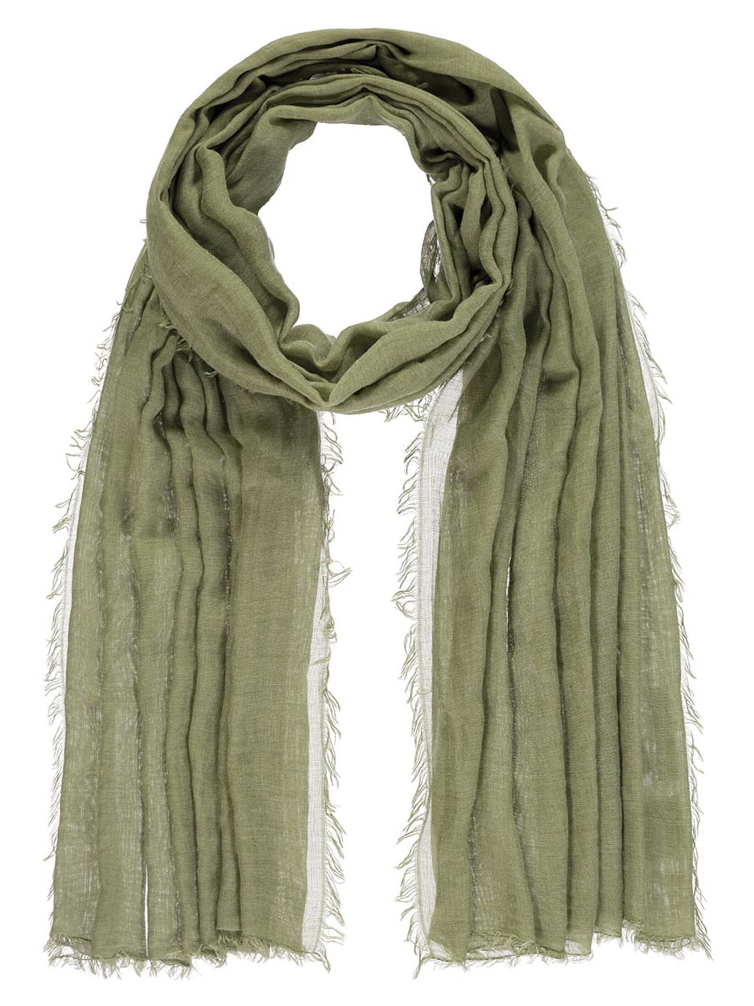 Passigatti Wrap 'Schal Herren Uni' in Green: front