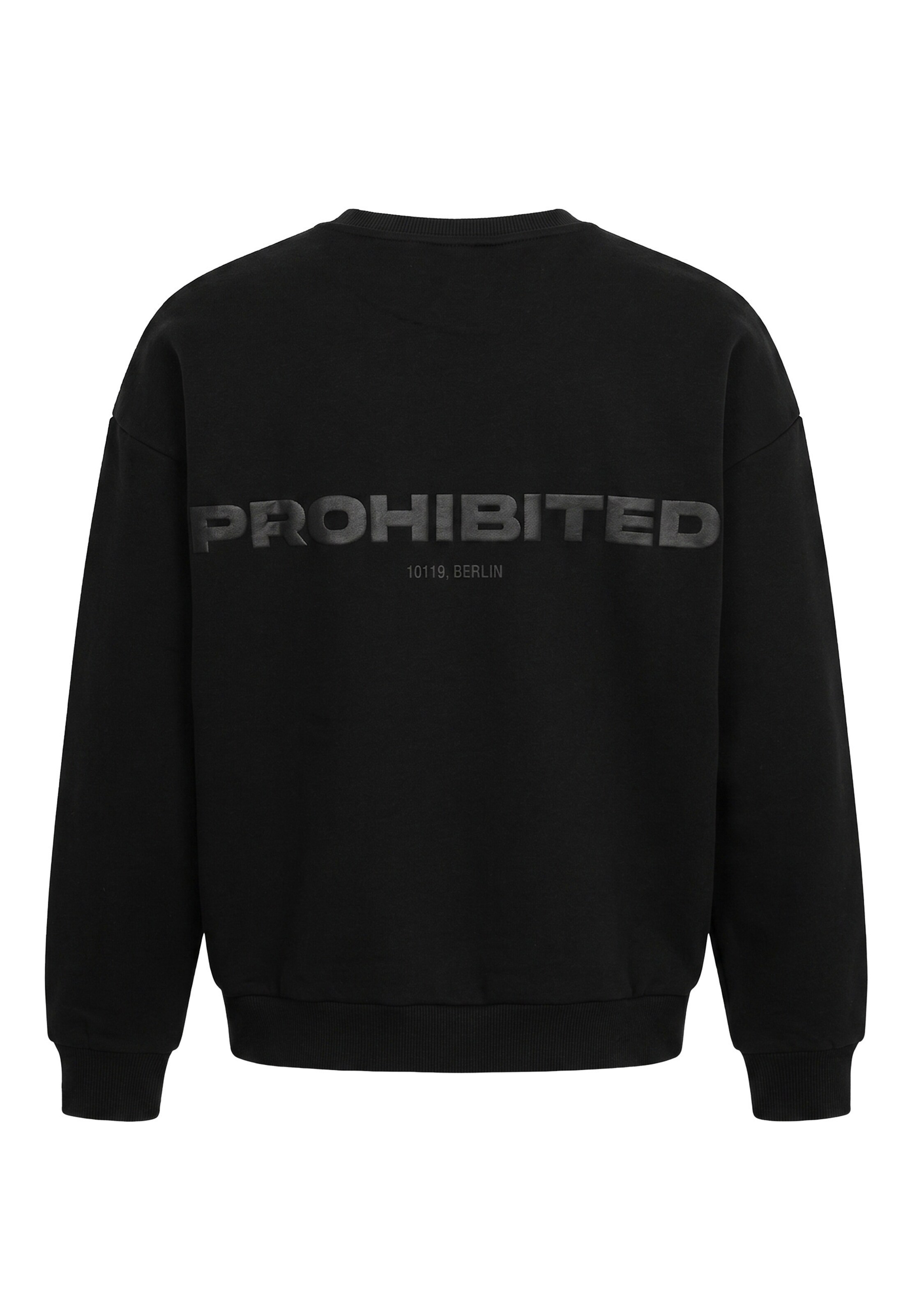 Prohibited - Sudadera en negro