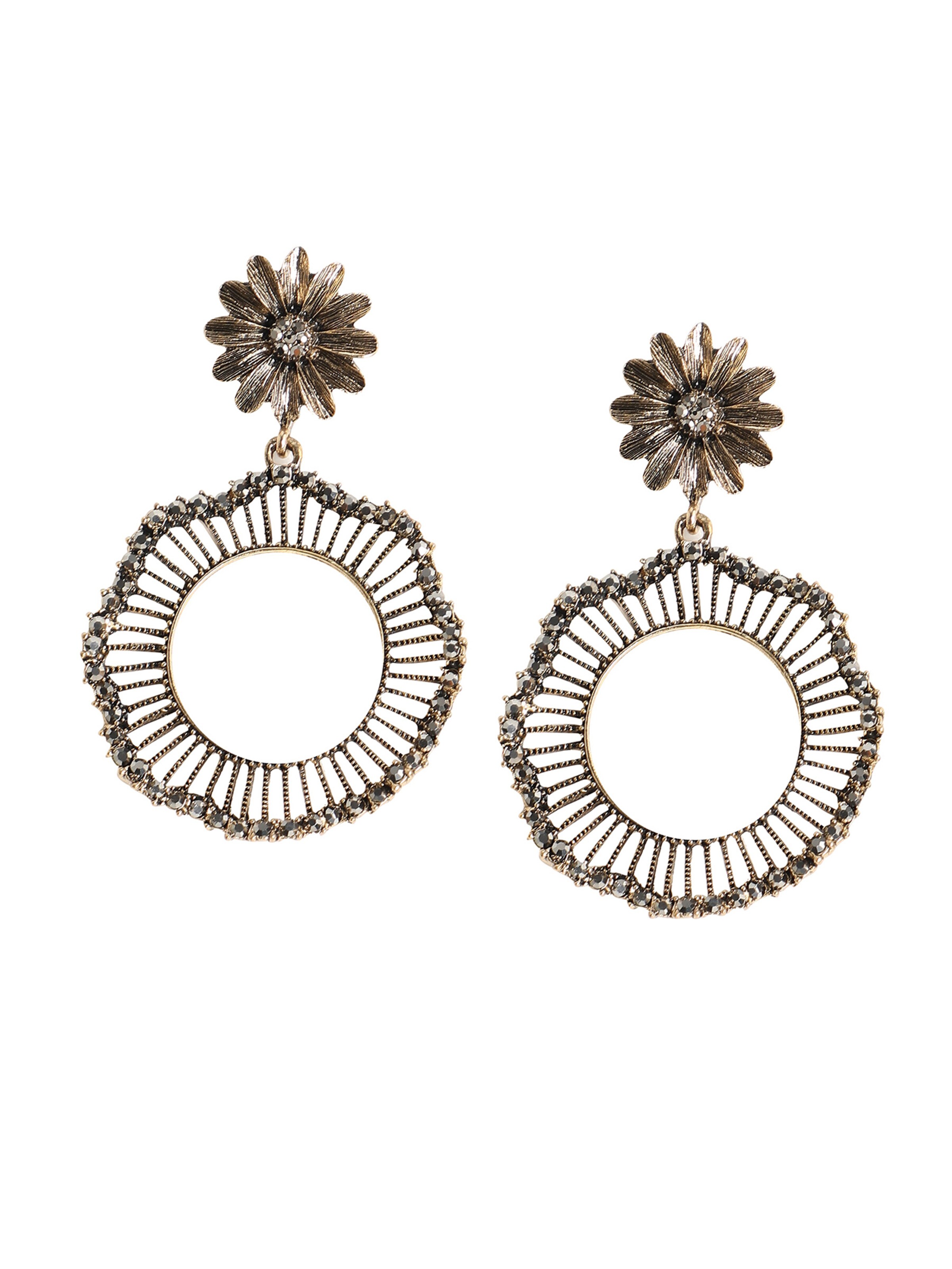 Boucles d'oreilles ' Katheryn ' SOHI en or : devant