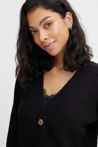 b.young Knit Cardigan 'NORA' in Black