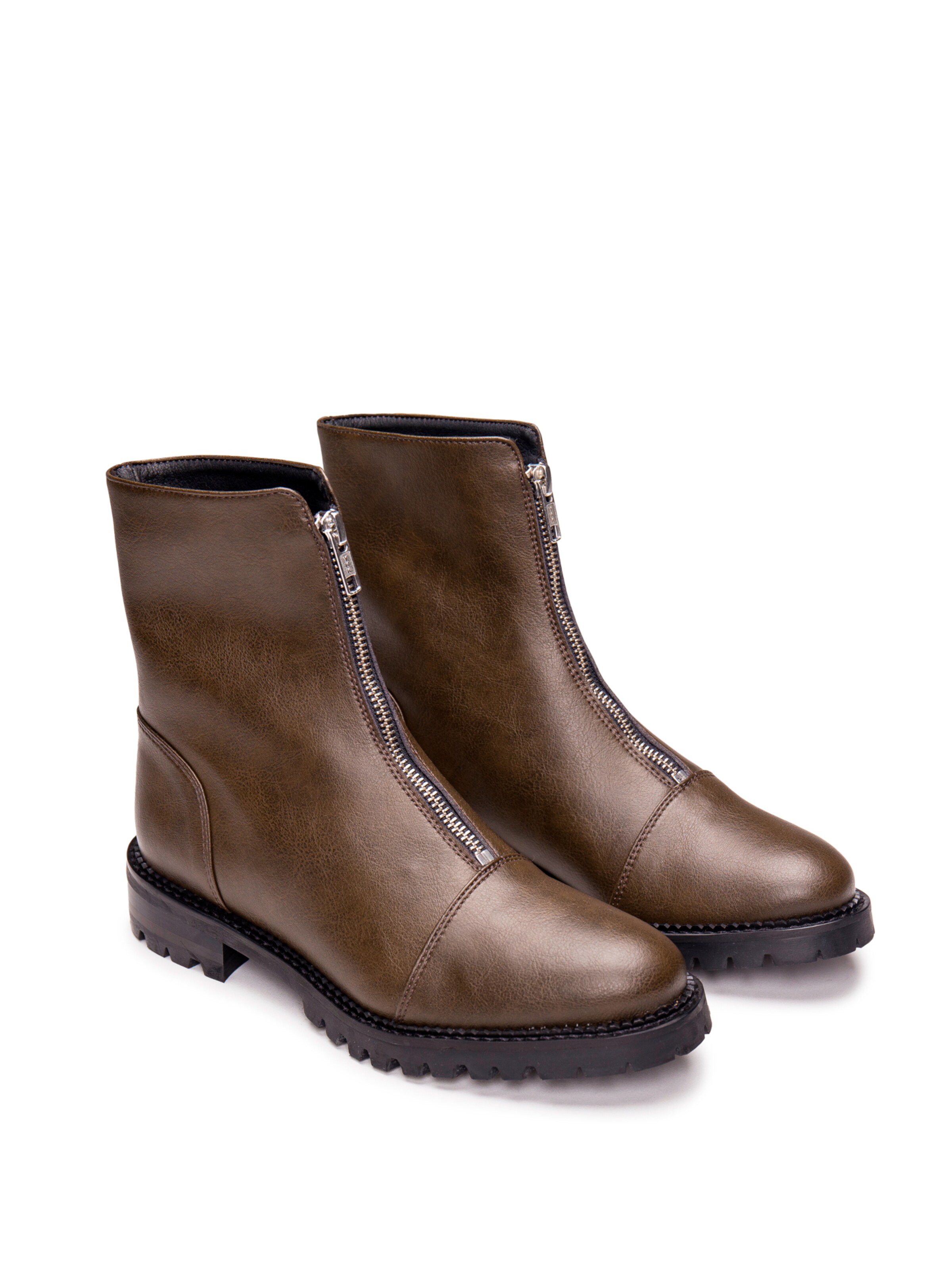 nae Vegan Shoes Ankle Boots 'Tecla' in Green