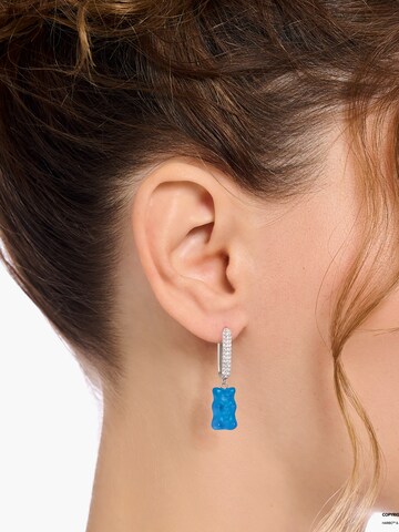 Thomas Sabo Ohrring in Blau: Vorderseite