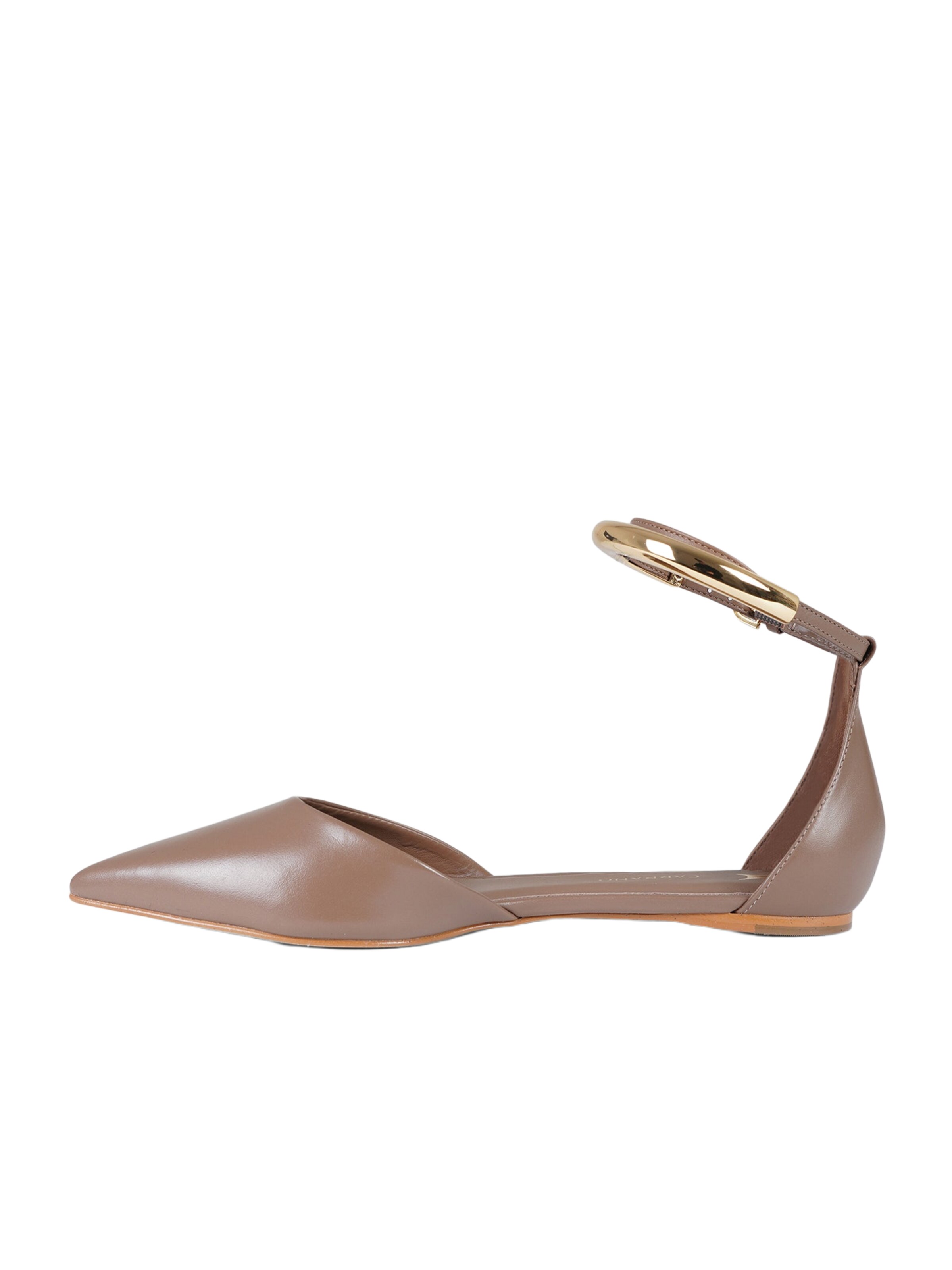 CARRANO Ballerinas in Braun: Vorderseite