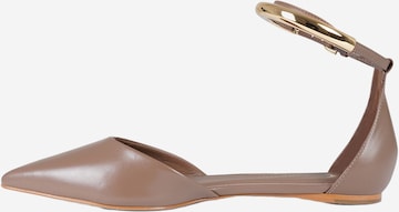 Ballerines CARRANO en marron : devant