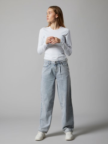 LMTD Loosefit Jeans i blå