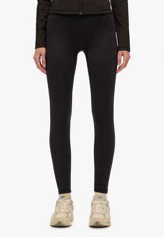 Skinny Leggings Superdry en noir : devant