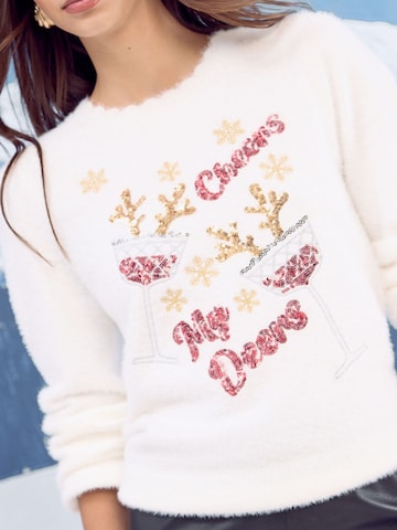 LipsyPulover - bijela boja