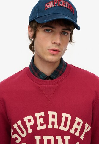Sweat-shirt Superdry en rouge