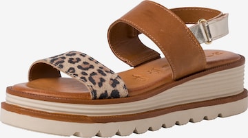 TAMARIS Sandal in Brown: front