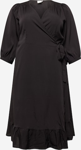 Robe 'LIVIA' ONLY Carmakoma en noir : devant