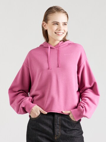 Sweat-shirt Champion Authentic Athletic Apparel en rose : devant