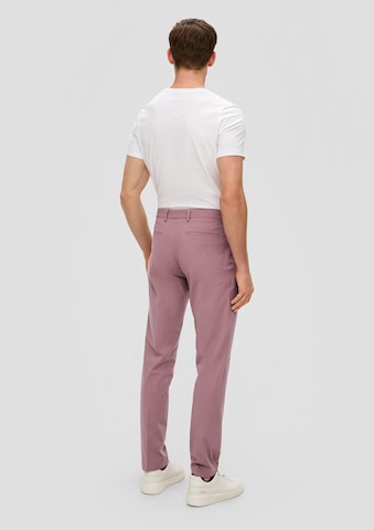 Slimfit Pantaloni chino di s.Oliver BLACK LABEL in lilla