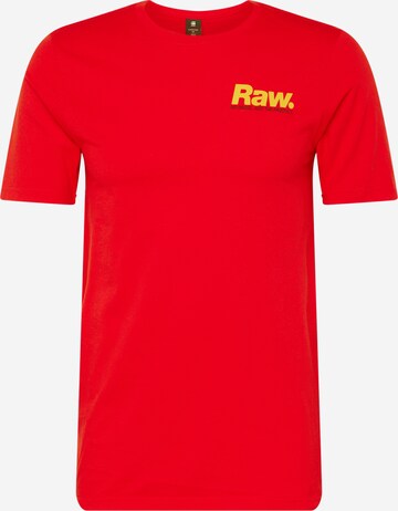 G-Star RAW Póló - piros: elől