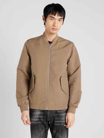 elvine Between-Season Jacket 'Rex' in Brown: front