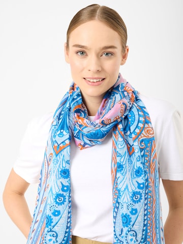 Écharpe CODELLO en bleu : devant