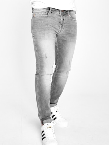 Five Fellas Slim fit Jeans 'Marlo' in Grey: front
