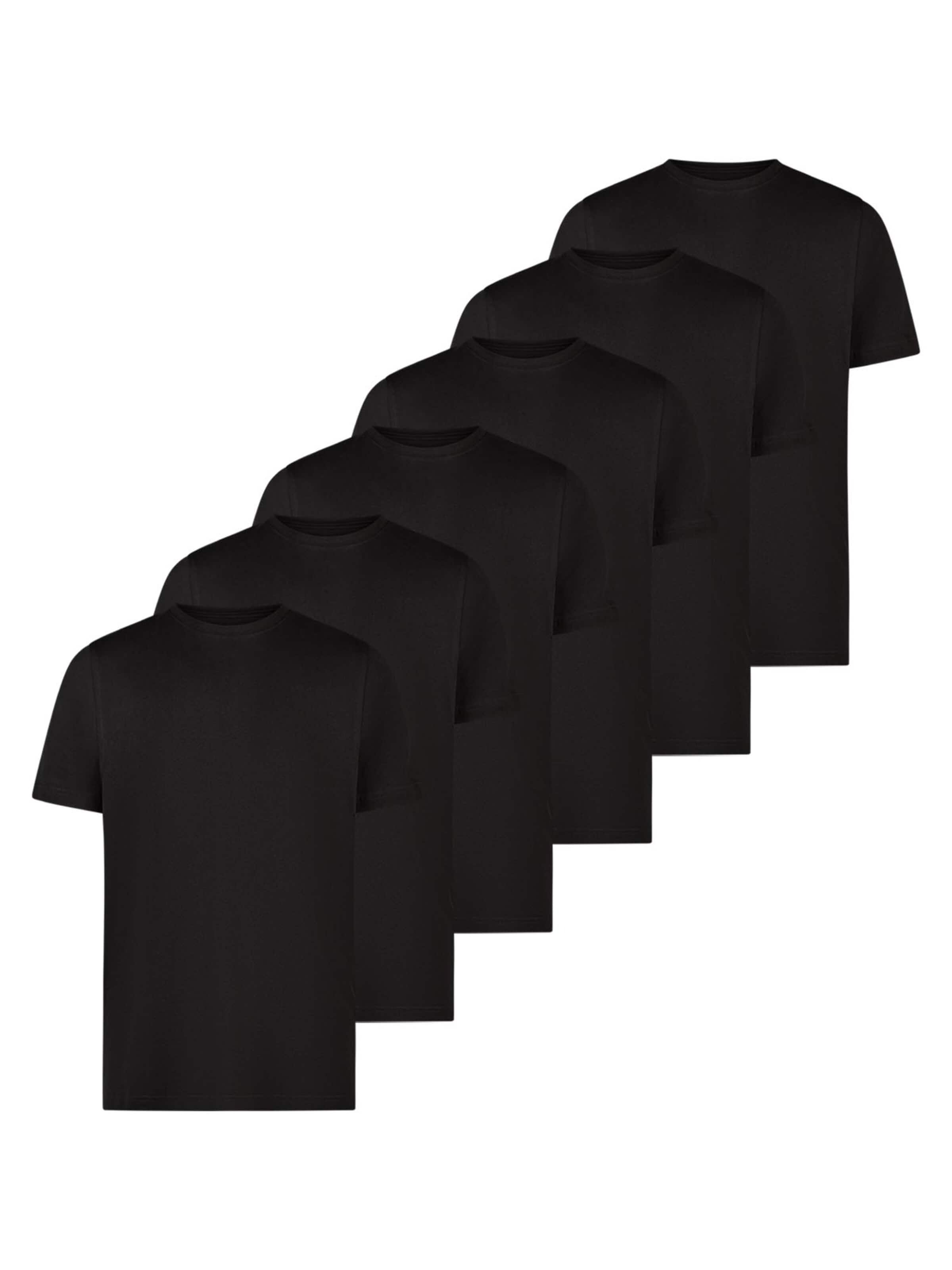 LERROS Shirt 'Basic' in Zwart: voorkant
