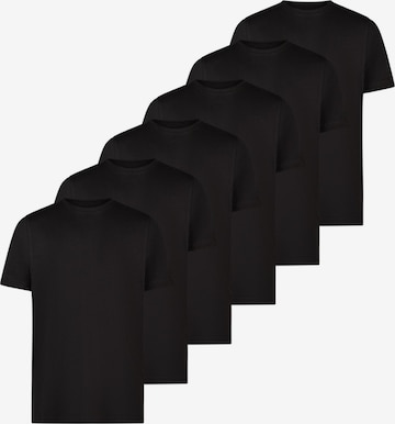 LERROS Shirt 'Basic' in Zwart: voorkant