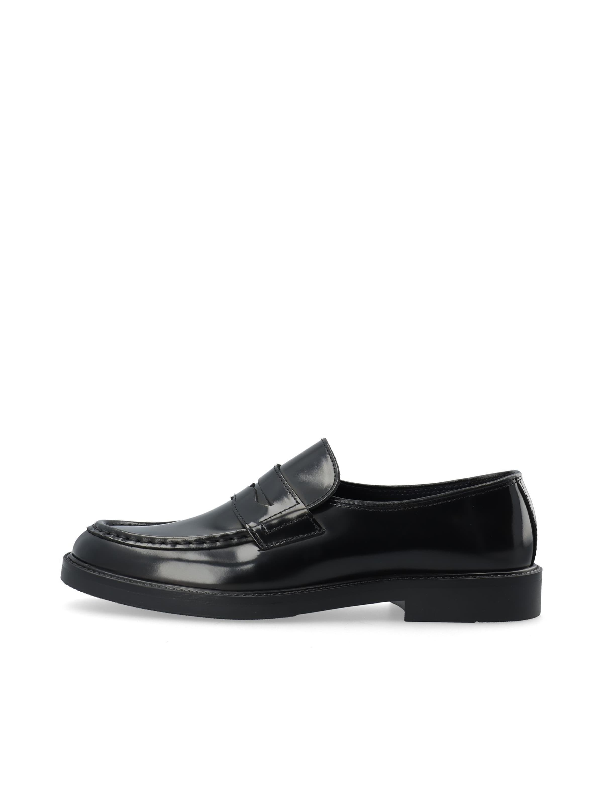 Bianco Mocassin 'BIANEWPORT' en 40 en noir, Vue avec produit