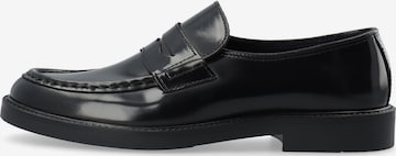Mocassin 'BIANEWPORT' Bianco en noir : devant