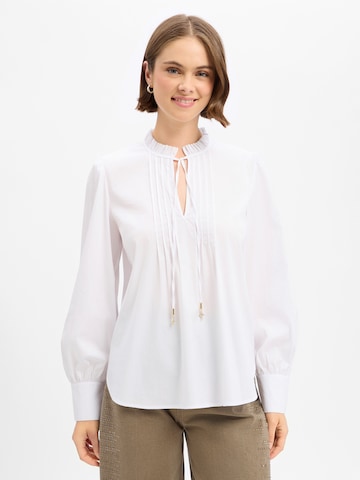 JOOP! Blouse in Wit: voorkant