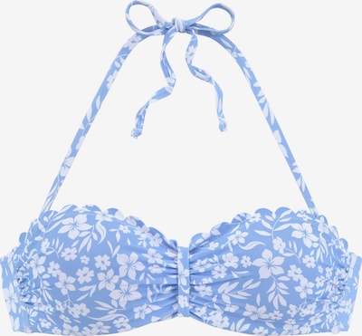VIVANCE by LASCANA Top de bikini en 75/D en azul / blanco, Vista del producto