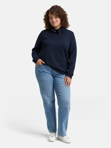 Tom Tailor Women + Sweatshirt in Blue