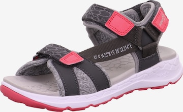 SUPERFIT - Zapatos abiertos en gris: frente