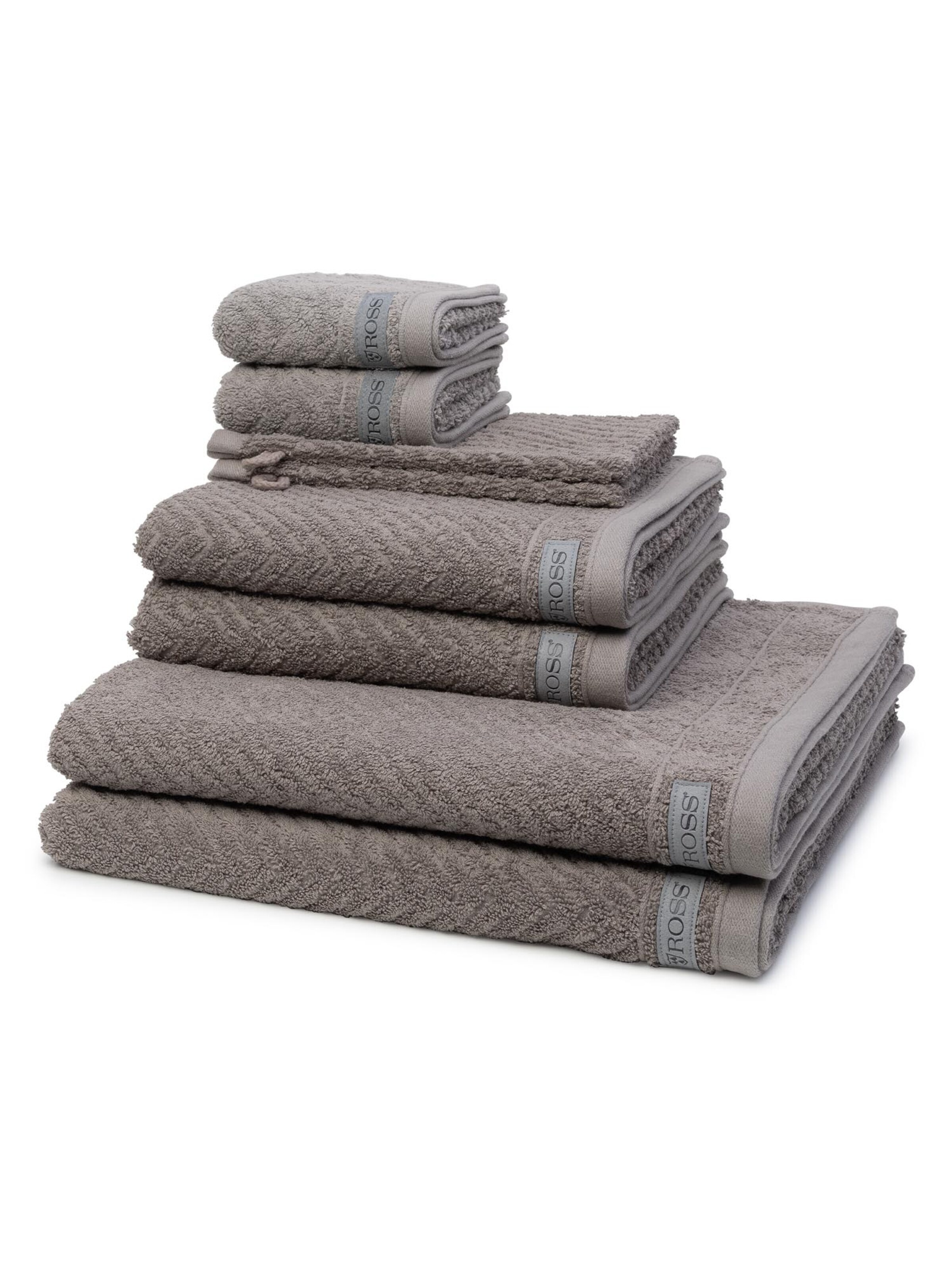ROSS Towel 'Smart' in Grey: front