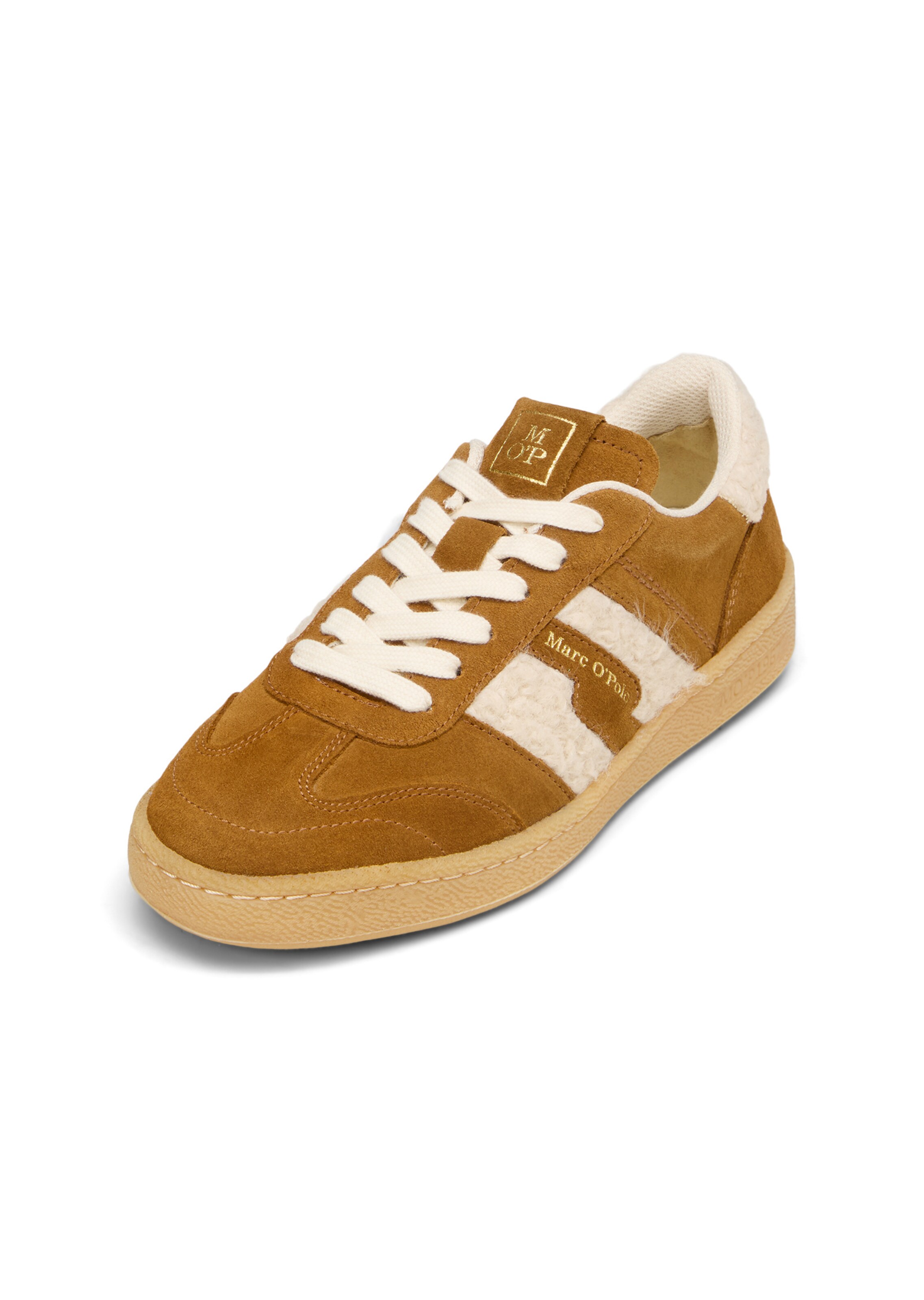 Marc O'Polo Platform trainers in Brown: front