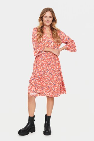 SAINT TROPEZ Dress 'Eda' in Orange