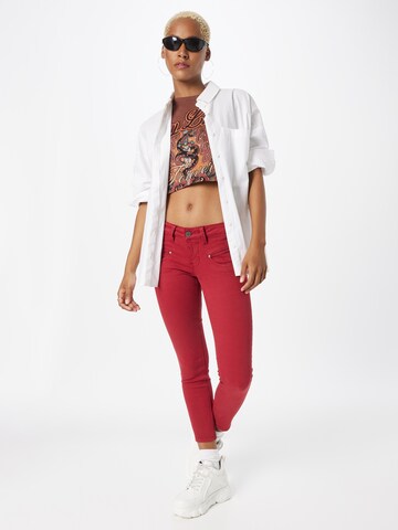 FREEMAN T. PORTER Skinny Pants 'Alexa' in Red