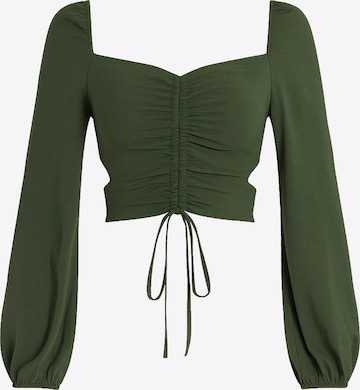 Chemisier Elara en vert : devant