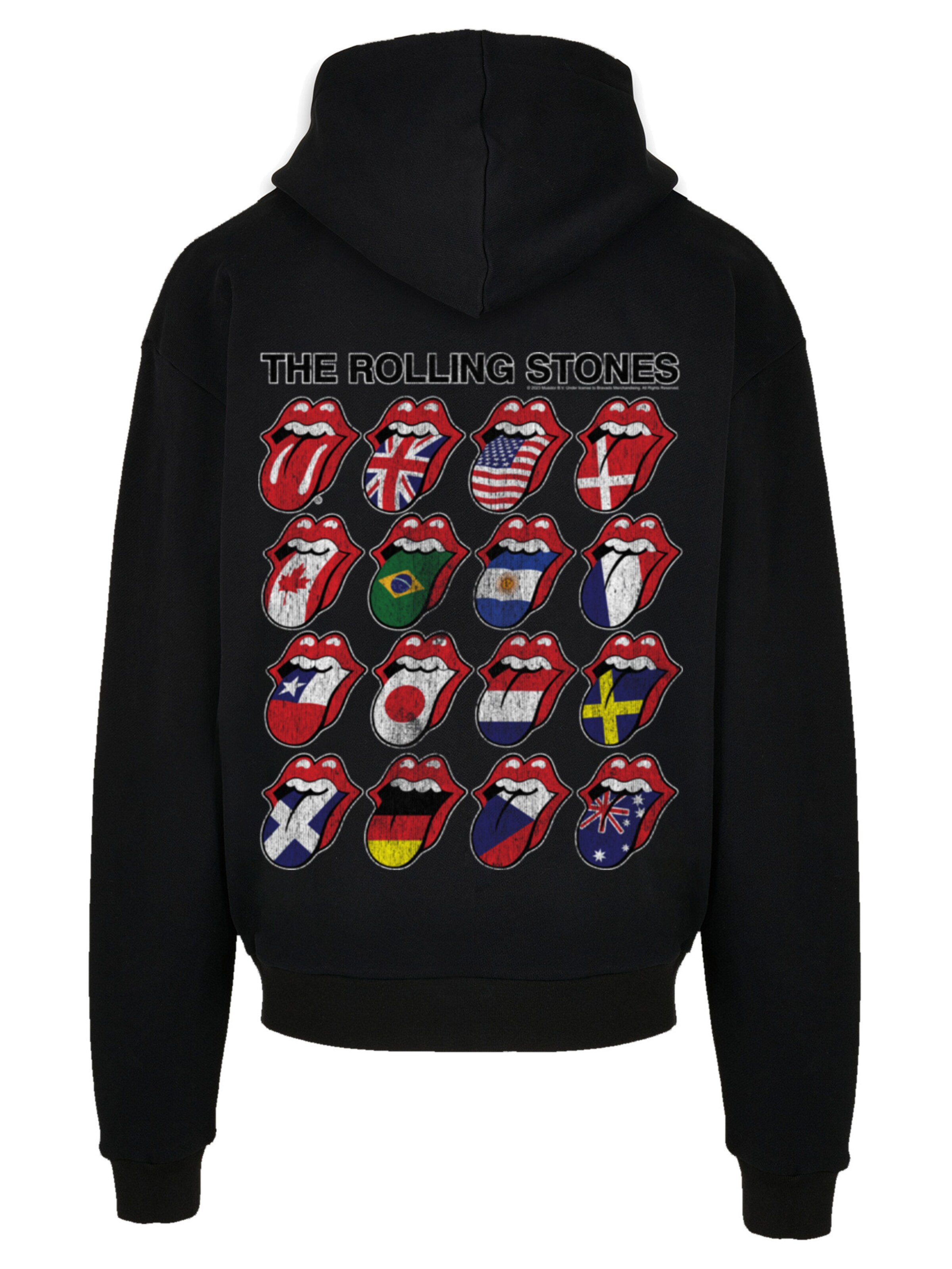 Sweat-shirt 'The Rolling Stones Voodoo Lounge Tongues' F4NT4STIC en noir