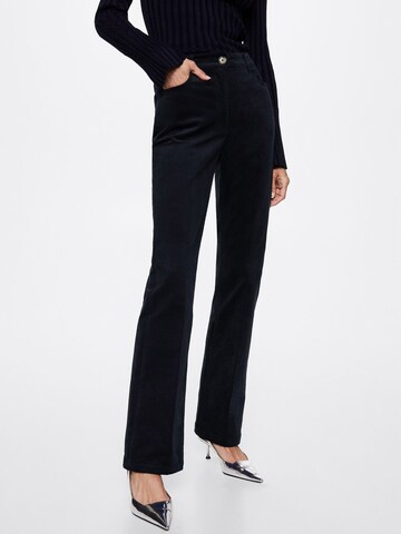 MANGO Loosefit Broek 'Catalina' in Grijs: voorkant