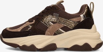 Baskets 'Gigi' POSH by Poelman en marron : devant