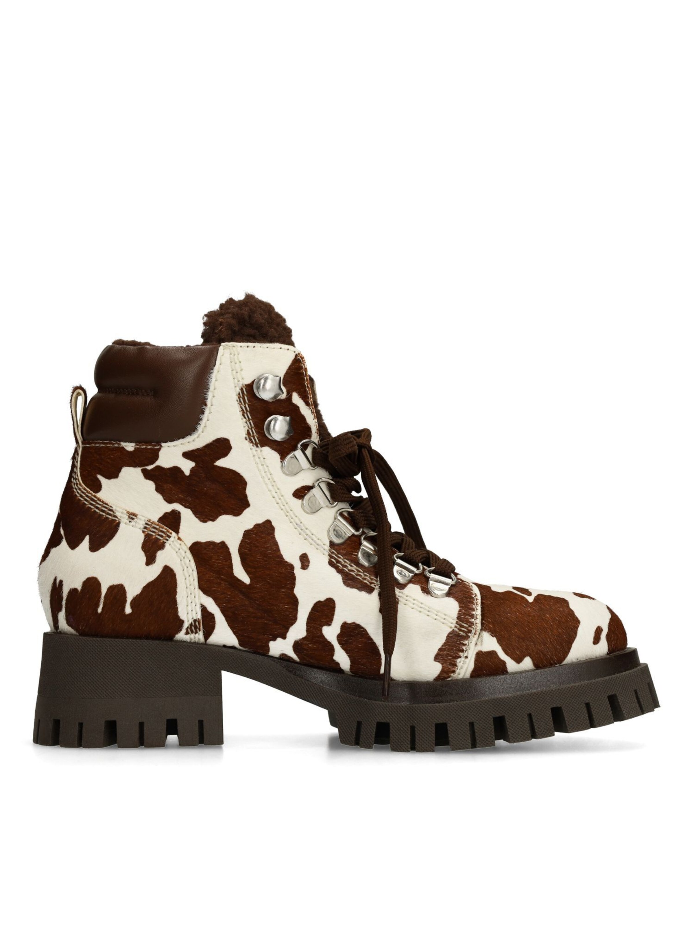 Bottines à lacets SACHA en marron