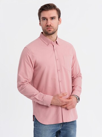 Ombre Regular fit Button Up Shirt in Pink
