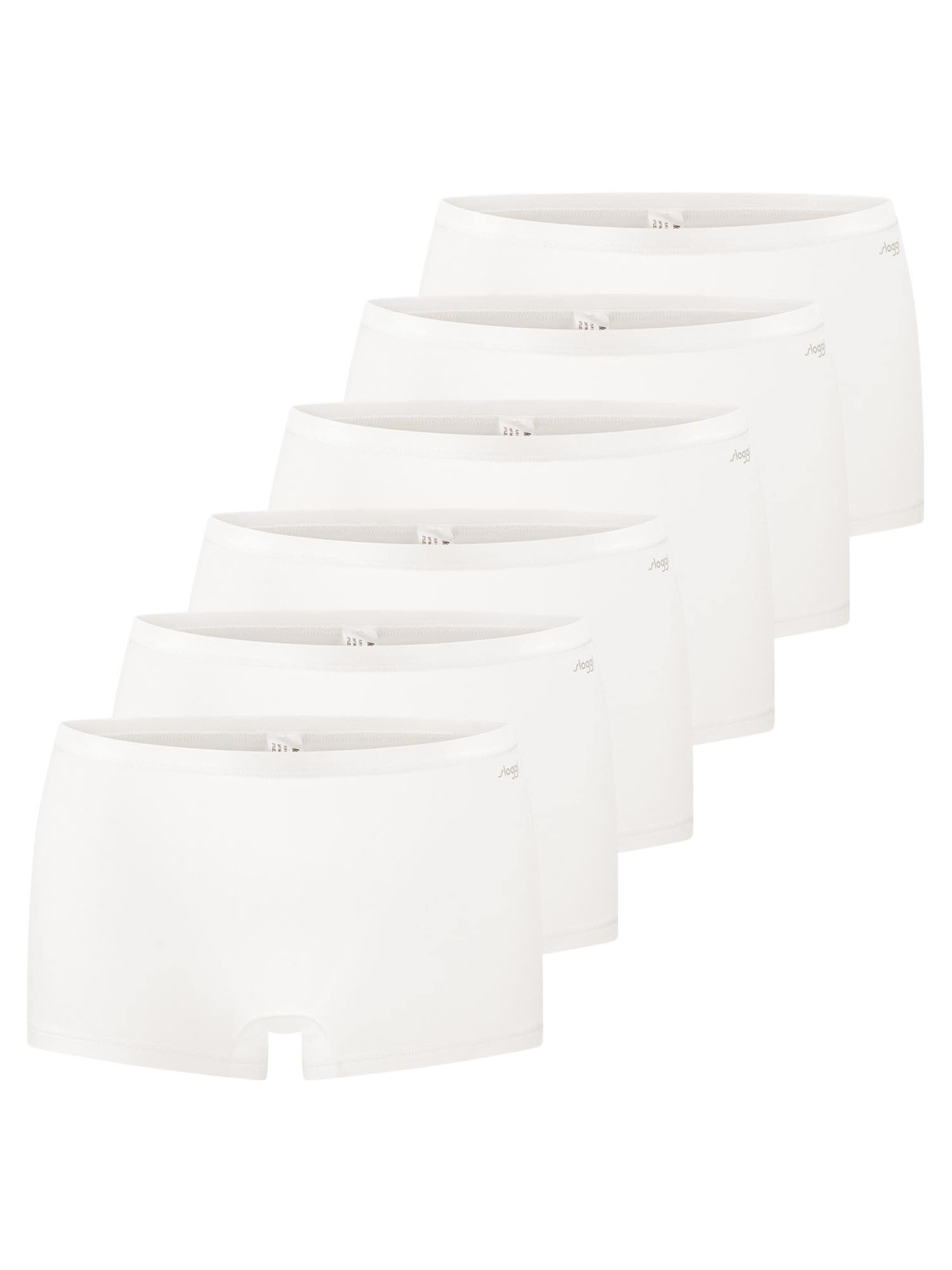 SLOGGI Panty 'GO Daily Cotton'‌‌‌ in Weiß: Vorderseite