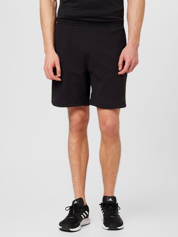 ADIDAS PERFORMANCE Regular Sportbroek 'Base ' in Zwart: voorkant