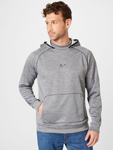 Sweat de sport OAKLEY en gris : devant