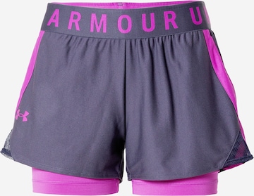 UNDER ARMOUR Sports trousers in Purple: front