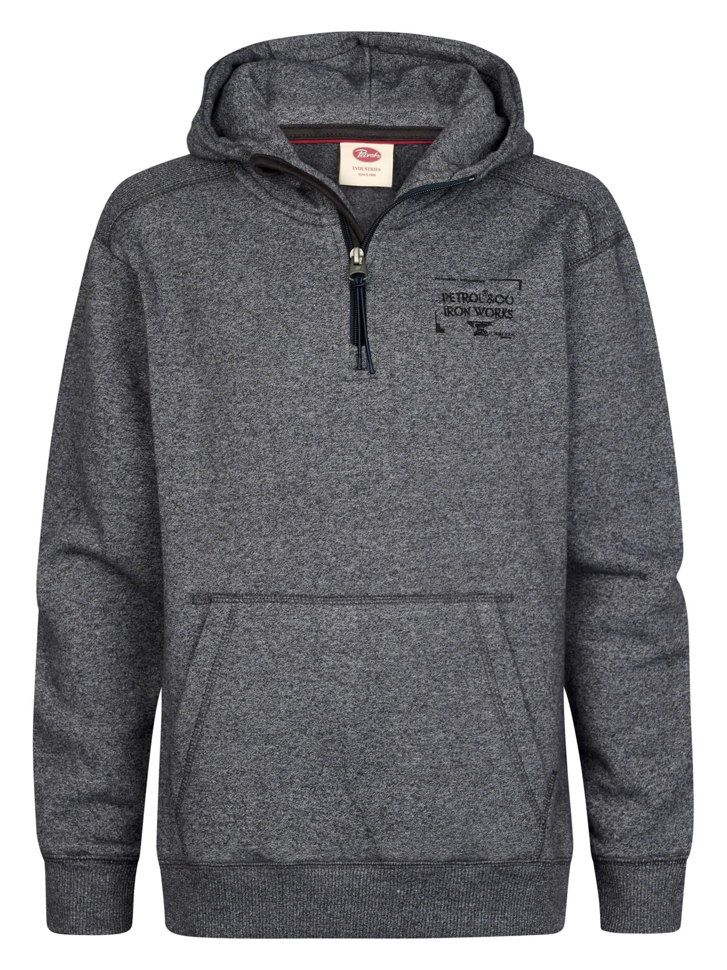 Sweat PETROL en gris : devant