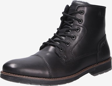 Rieker Veterboots in Zwart: voorkant