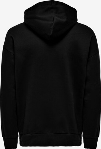Only & Sons Slim fit Sweatshirt 'Dan' in Black