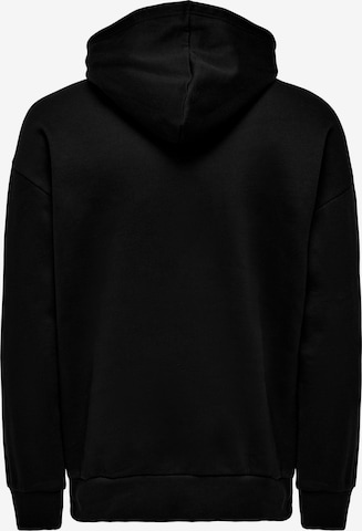 Only & Sons Slim fit Sweatshirt 'Dan' in Black